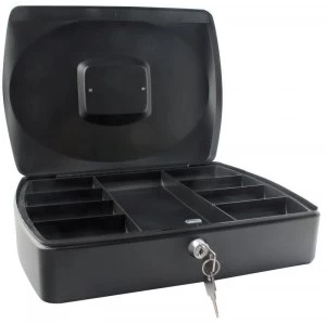 image of Q Connect 10" Cash Box - Black