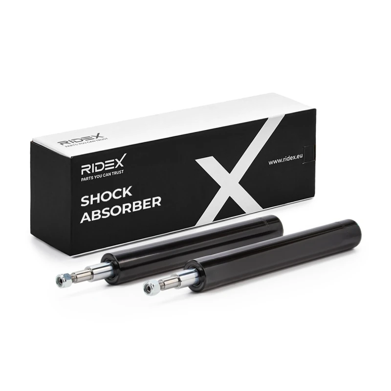 Image of RIDEX 854S19362 Shock absorber Front Axle, Oil Pressure, Twin-Tube, Suspension Strut Insert, Top pin Shock Absorber (854)