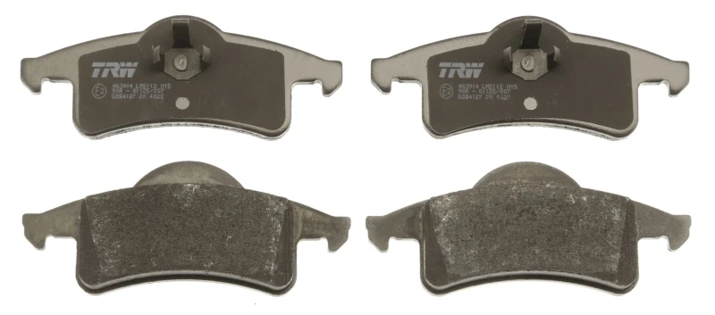 Image of TRW GDB4127 Brake pad set not prepared for wear warning indicator Brake Pad Set,disc brake (402)