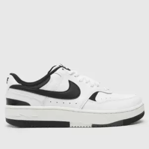 Image of Nike Gamma Force Trainers In White & Black