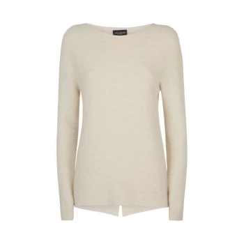 image of James Lakeland Ribbed Knit Jumper - Cream