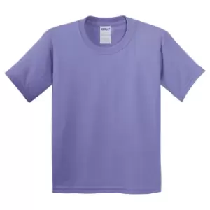 Image of Gildan Youth Unisex Heavy Cotton T-Shirt (S) (Violet)