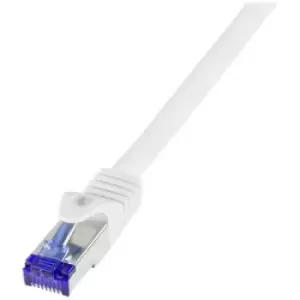 Image of LogiLink C6A011S RJ45 CAT 6A S/FTP 0.25 m White