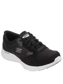 Image of Skechers D'lux Comfort Plenty Success Trainers, Black, Size 4, Women