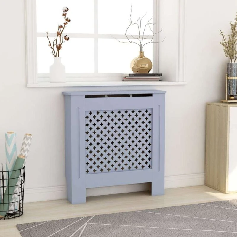 Image of VIDAXL Mdf Radiator Cover Grey 78cm Vidaxl 8720286155141
