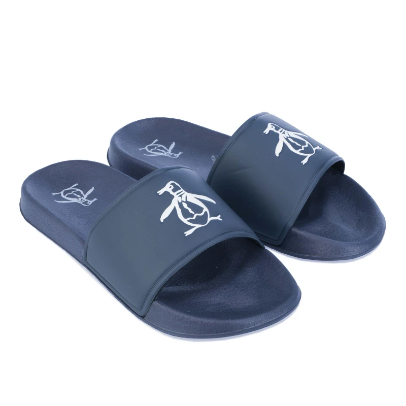 Image of Original Penguin Pier Pool Slider Navy male UK 7