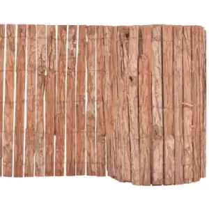 image of Vidaxl - Bark Fence 1000x50cm Brown