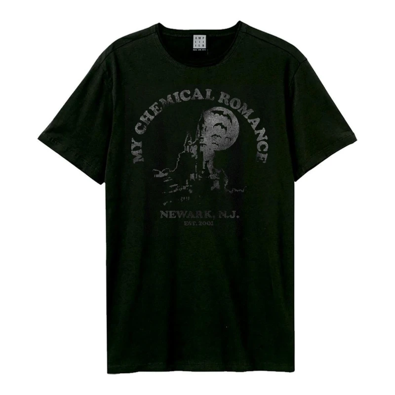 Image of Amplified Amplified Men Newark Castle My Chemical Romance T-Shirt in Black Size: X-Small Black XS Male 5063852059980