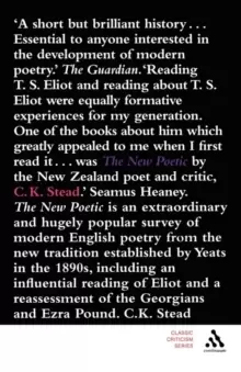 Image of The New Poetic : Yeats to Eliot