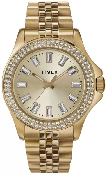 Timex TW2V80000 Womens Kaia (38mm)Gold Dial / Gold-Tone Watch