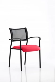 Image of Brunswick Bespoke Colour Seat Black Frame Bergamot Cherry