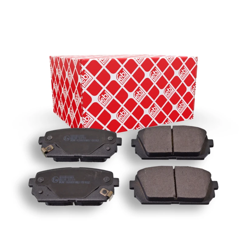 Image of FEBI BILSTEIN 16817 Brake pad set Rear Axle, with acoustic wear warning Brake Pad Set,disc brake (402)