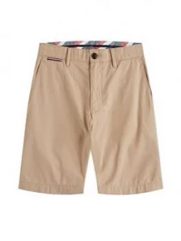 image of Tommy Hilfiger Brooklyn Light Twill Short - Khaki, Size 38, Men