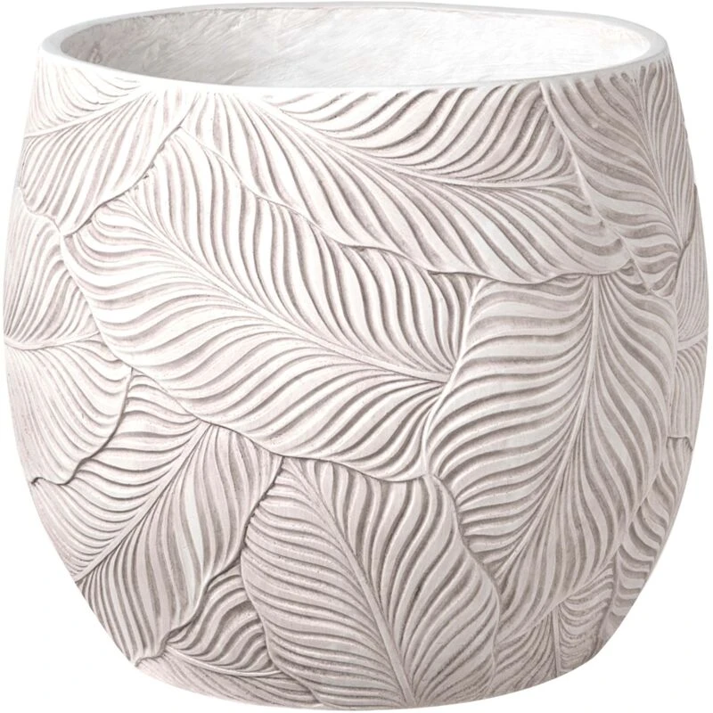 Image of Beliani Plant Pot Baiyun 47cm Light Beige