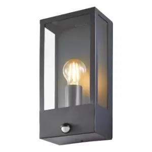 Image of Zink MINERVA Outdoor Box Lantern with PIR Sensor Anthracite