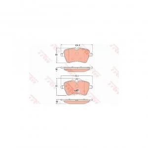 image of Brake Pad Set TRW GDB1712