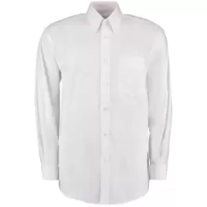 Image of KK105 Mens 14.5" Long Sleeve White Oxford Shirt