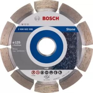Image of Bosch Standard Stone Diamond Cutting Disc 125mm
