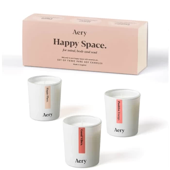 image of AERY Aromatherapy Candle Gift Set - Happy Space