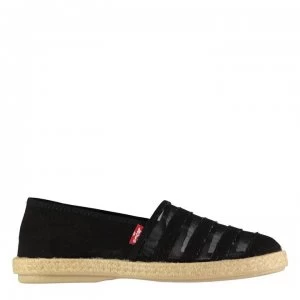 image of Levis Rosedale Espadrilles - Reg Black