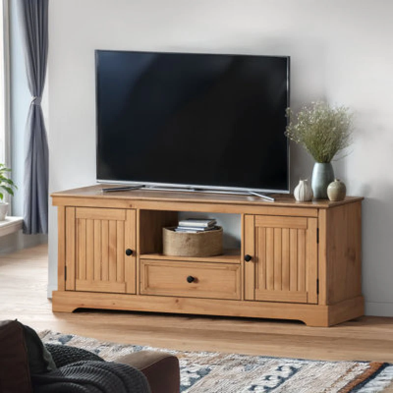 Image of Mercers Furniture Country Antique Widescreen TV Unit
