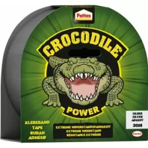 Image of Pattex Crocodile Klebeband silber 30m