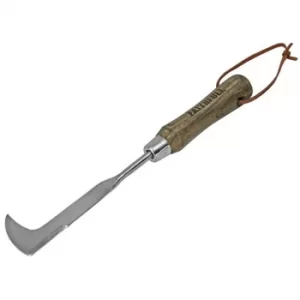 image of Faithfull Prestige Stainless Steel Hand Patio Knife Ash Handle