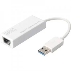 Image of Digitus DN-3023 Network adapter 1 Gbps USB 3.0, LAN (10/100/1000 Mbps)