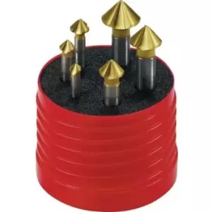 image of Sherwood 6-20MM 90DEG HSS-Cobalt S/S Countersink Set TiN