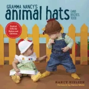 Image of gramma nancys animal hats knitted gifts for babies and children nielsen nan