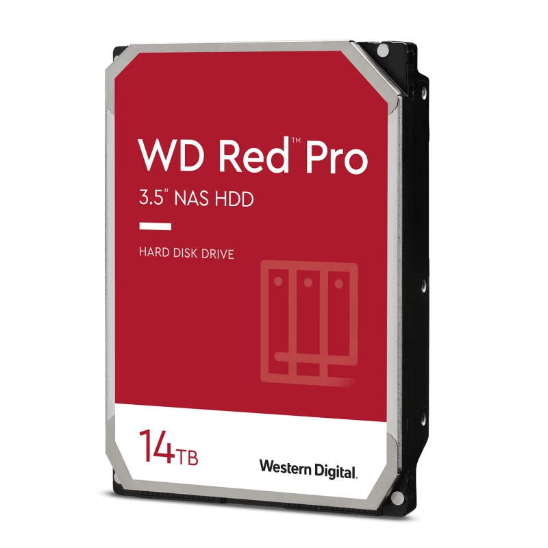 Image of Western Digital Red Pro internal hard drive 14 TB 7200 RPM 512 MB 3.5&