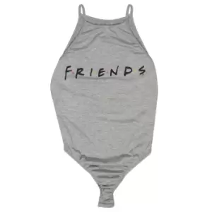Image of Friends Womens/Ladies Logo Bodysuit (10 UK) (Grey)