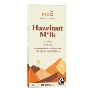 image of Pico Hazelnut M*lk Chocolate 80g