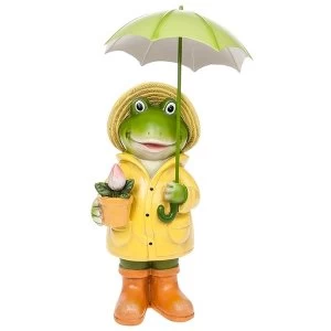 Image of Puddle Frog Standing Boy Large Ornament
