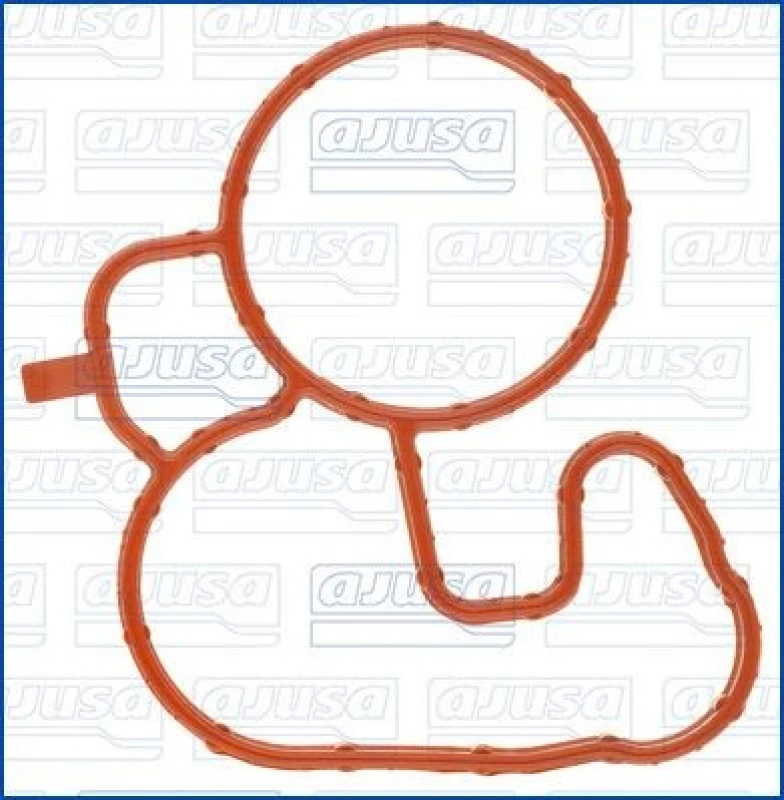 Image of AJUSA Oil filter housing gasket AJUSA 01568600