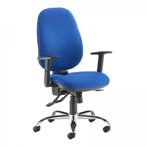 Image of Jota ergo 24hr ergonomic asynchro task chair - blue