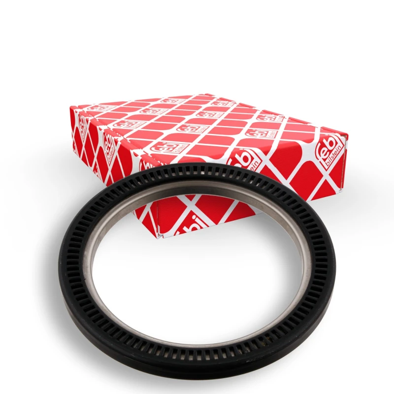 Image of FEBI BILSTEIN 32972 Gaskets Rear Axle Right, with ABS sensor ring FPM (fluoride rubber) Shaft Seal,wheel hub (656)