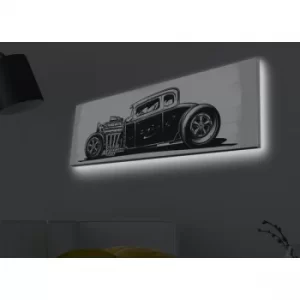 Image of 3090MDACT-001 Multicolor Decorative LED Lighted Canvas Painting