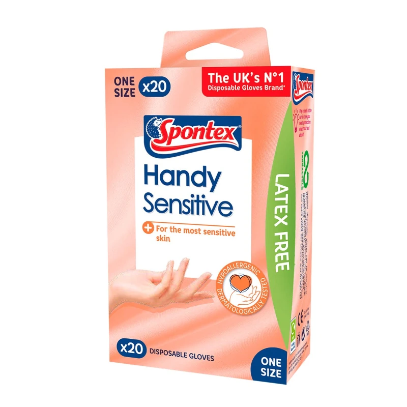 Image of Spontex Latex Free Disposable Gloves 113045230