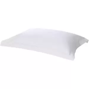 Image of Belledorm 540 Thread Count Satin Stripe Oxford Pillowcase (One Size) (White) - White