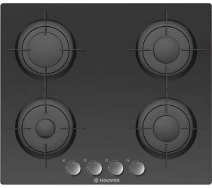Image of Hoover HGV64SMB 4 Burner Gas Hob
