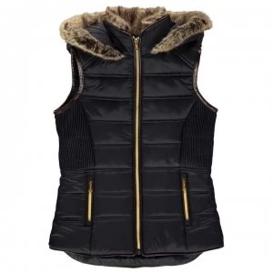 Image of Firetrap Bubble Gilet Junior Girls - Navy