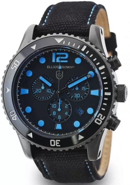 Image of Elliot Brown Watch Bloxworth Chronograph - Grey ELB-015