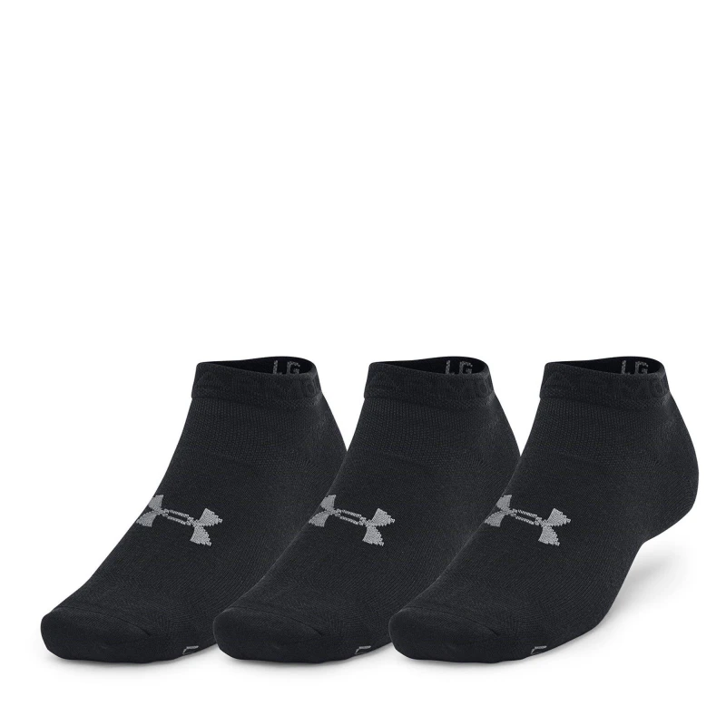 Image of Under Armour Essential Low Cut 3pk - Black 6 - 12 Months