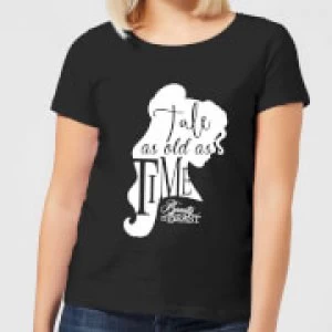 Image of Disney Beauty And The Beast Princess Belle Tale As Old As Time Womens T-Shirt - Black