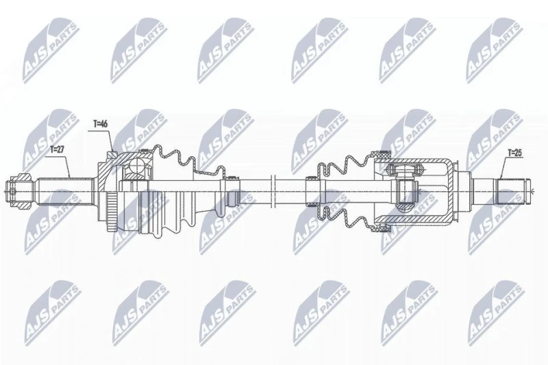 Image of NTY Drive shaft NTY NPW-KA-368