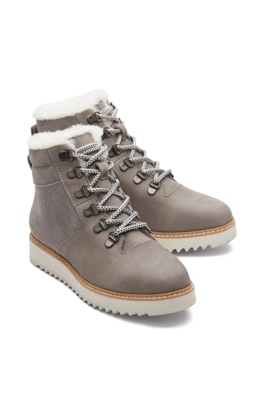 Image of TOMS 'Mojave' Ladies Ankle Boots Grey