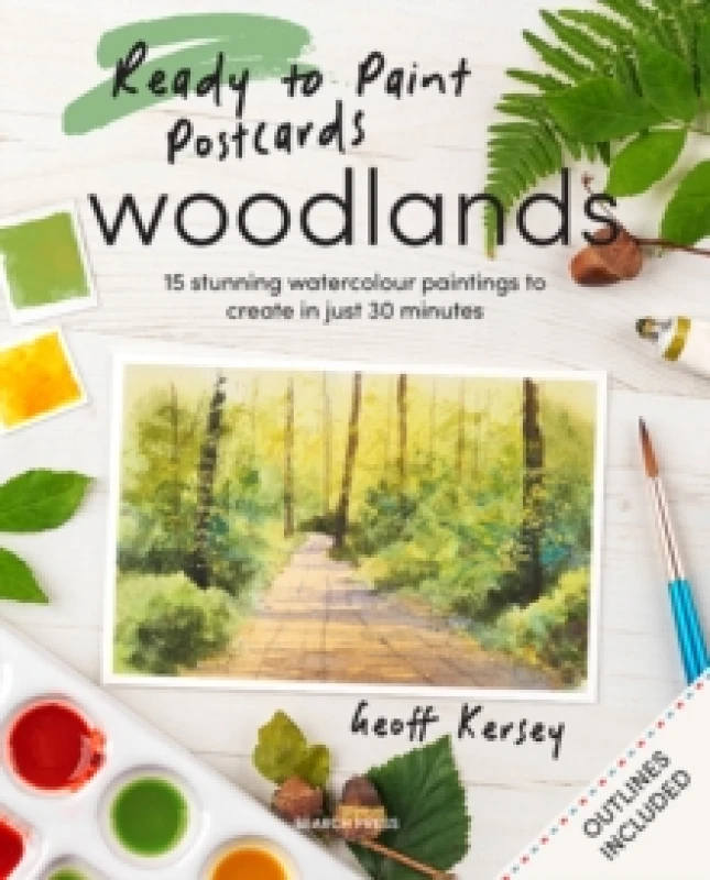 Image of Ready to Paint Postcards: Woodlands : 15 Stunning Watercolour Paintings to Create in Just 30 Minutes Paperback / softback