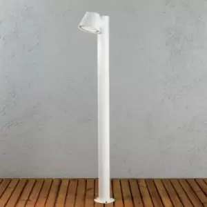 image of Konstsmide Trieste Outdoor Modern Short Bollard Light White, IP44