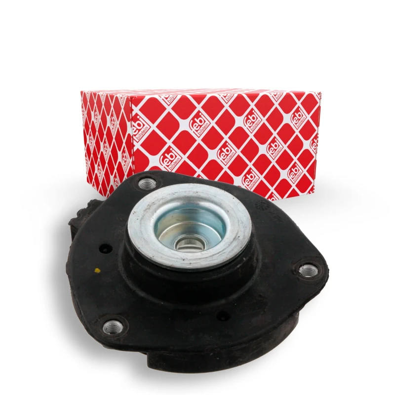 Image of FEBI BILSTEIN 32707 Top strut mount Front Axle, without ball bearing Elastomer Suspension Strut Support Bearing (1180)